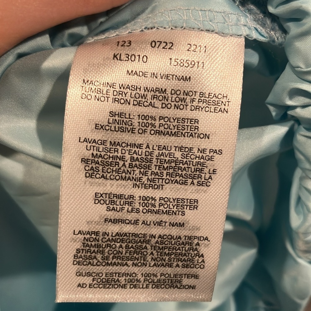 Columbia Two-Tone Blue Windbreaker - Picture 8 of 8